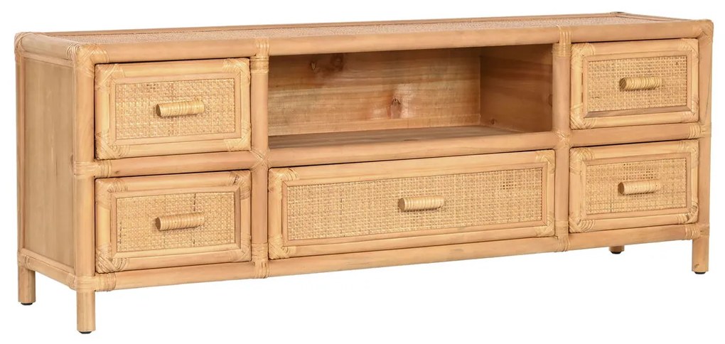 Τηλεόραση Home ESPRIT Ανοιχτό καφέ 120 x 30 x 45 cm