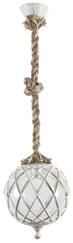 Φωτιστικό Οροφής Lp-530K 31-1109 Mix-Rope White-Bronze Heronia Rope, Plastic