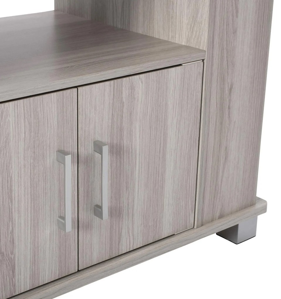 Έπιπλο Τηλεόρασης EMELIA Μελαμίνη Σταχτί 80x40x57.5Υεκ. 80x40x57.5 εκ.