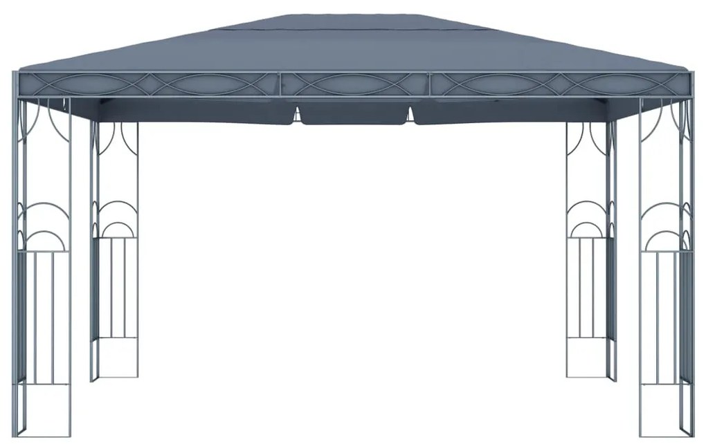 vidaXL Κιόσκι Ανθρακί 400 x 300 εκ.