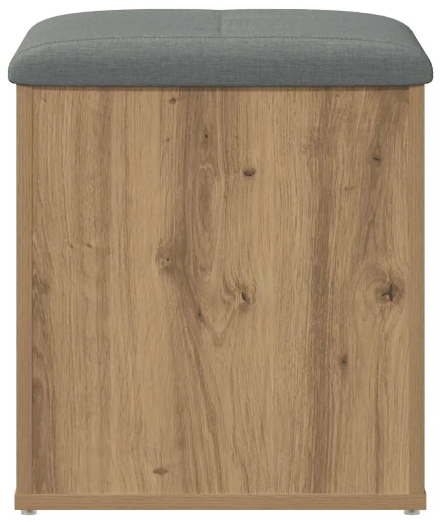 vidaXL Πάγκος αποθήκευσης Artisan Oak 42x42x45 cm Κατασκευασμένο ξύλο