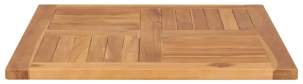 vidaXL Επιφάνεια Τραπεζιού 70 x 70 x 2,5 εκ. από Μασίφ Ξύλο Teak
