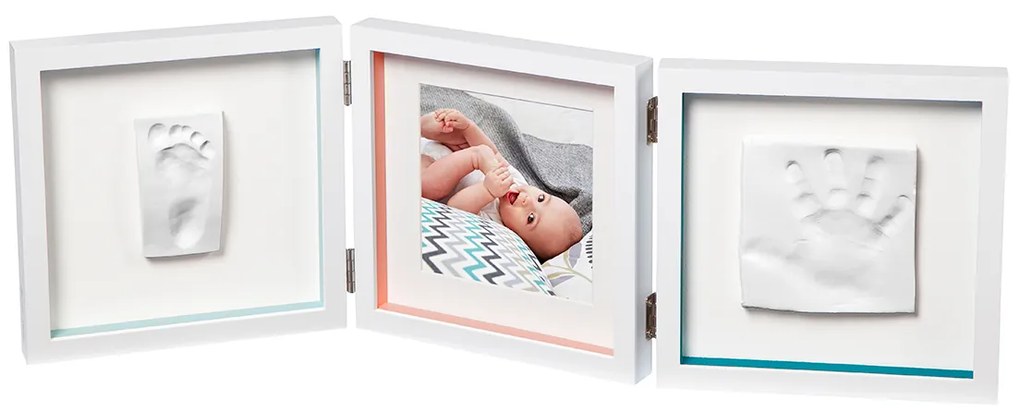 Κορνίζα Αποτύπωμα 3 Θέσεων Baby Art My Baby Style Double Essentials BR73758