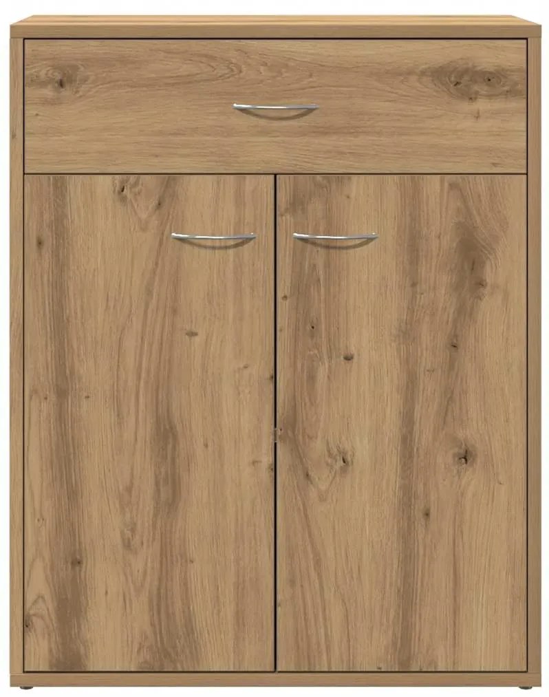 vidaXL Sideboard Artisan Oak 60x30x75 cm Κατασκευασμένο ξύλο