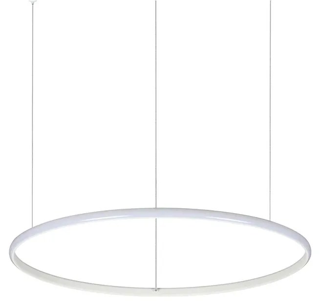 Φωτιστικό Κρεμαστό Ideal Lux Hulahoop 258775 D060 Λευκό (3000Κ)