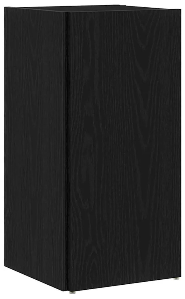 vidaXL Γωνιακά ράφια Μαύρη δρυς 33 x 33 x 67 cm Επεξεργασμένο ξύλο