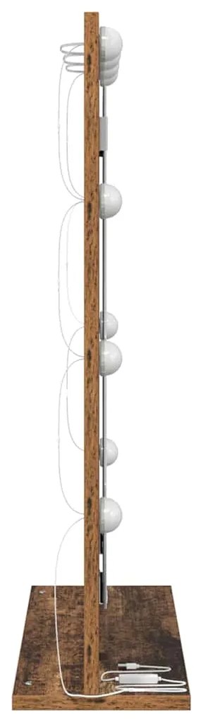 vidaXL Καθρέφτης τουαλέτας Ορθογώνιος Παλιό ξύλο 70 x 50 x 18 εκ.