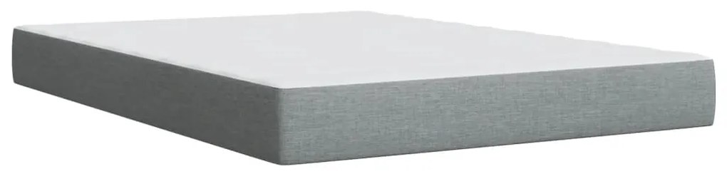 ΚΡΕΒΑΤΙ BOXSPRING ΜΕ ΣΤΡΩΜΑ ΑΝΟΙΧΤΟ ΓΚΡΙ 140X190 ΕΚ. ΥΦΑΣΜΑΤΙΝΟ 3289751