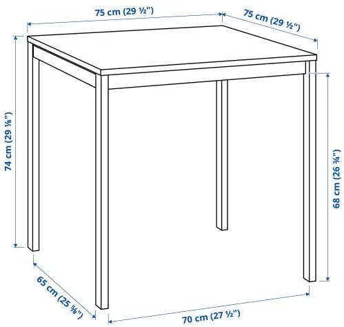 MELLTORP/ADDE τραπέζι και 2 καρέκλες 490.117.66