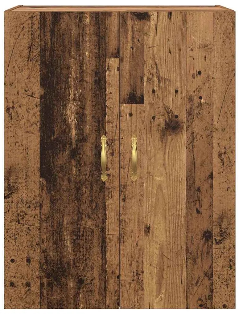 vidaXL Ντουλάπα Τοίχου Επιτοίχιο Παλιό ξύλο 69,5 x 34 x 90 εκ.