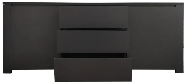 Μπουφές Kalya pakoworld σε ανθρακί απόχρωση 220x49x89.5εκ