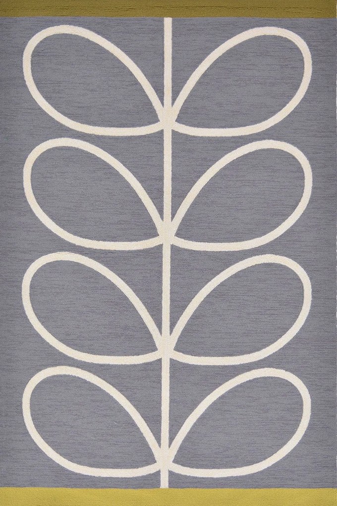 Χαλί Giant Linear Stem 460605 Grey-White Orla Kiely 140X200cm