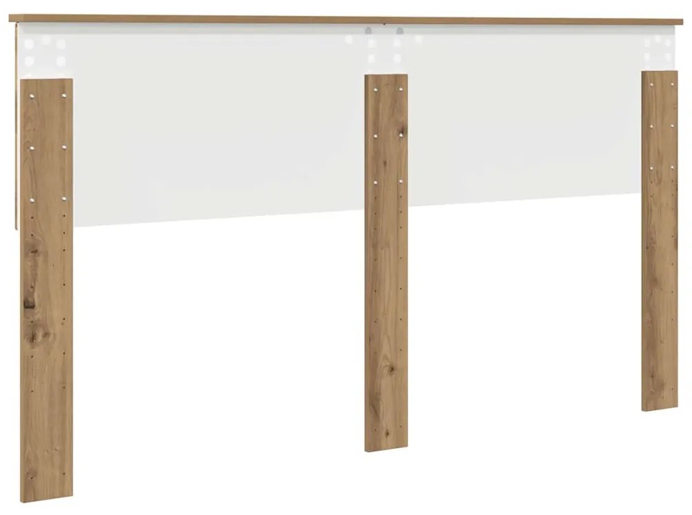 vidaXL Κεφαλάρι με κεφαλάρι Artisan Oak 160 cm Επεξεργασμένο ξύλο