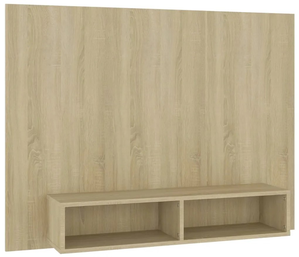 vidaXL Έπιπλο Τηλεόρασης Τοίχου Sonoma Δρυς 120x23,5x90εκ. Μοριοσανίδα