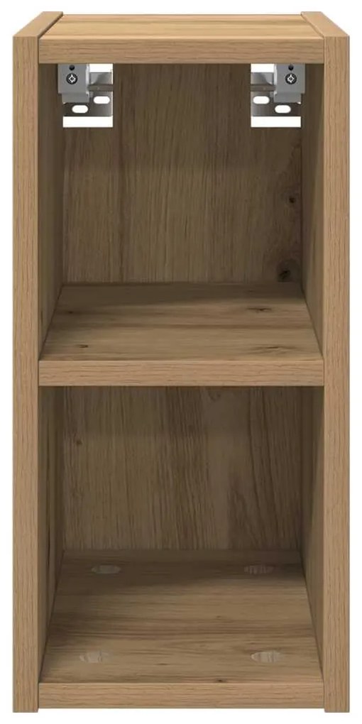 vidaXL Κρεμαστό ντουλάπι με αποθήκευση Artisan Oak 20 x 29,5 x 40 εκ.