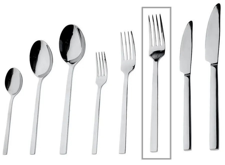 Πιρούνι Φαγητού Divine CUS204K12 21.2cm Silver Espiel Stainless Steel