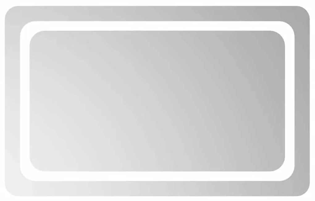 vidaXL Καθρέφτης Μπάνιου με LED 80x50 εκ.