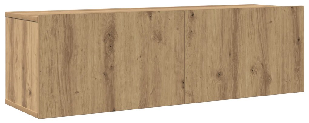 vidaXL Σετ επίπλου τηλεόρασης 6 pcs Καφέ 200 x 30 x 30 cm Μοριοσανίδα