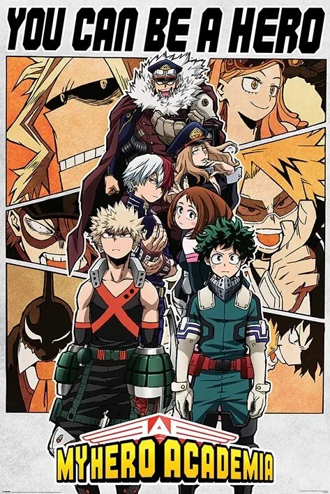 Αφίσα My Hero Academia - Be a Hero