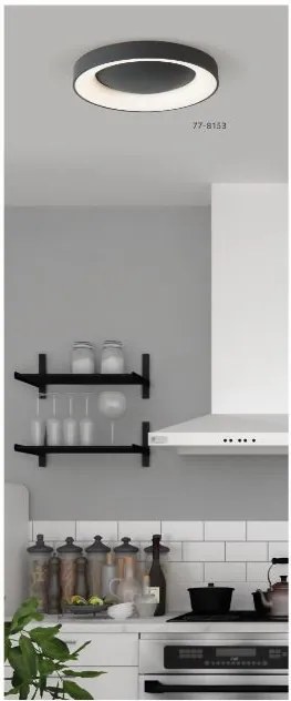 SE LED SMART 60 AMAYA CEILING BLACK Δ3