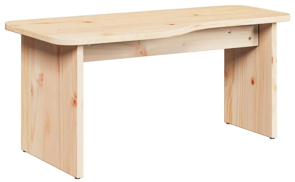 vidaXL Τραπεζάκι σαλονιού 2 pcs Φυσικό Μασίφ ξύλο πεύκου