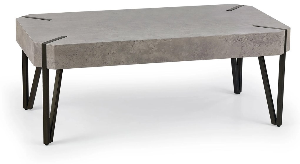 EMILY c.table, color: concrete / black DIOMMI V-CH-EMILY-LAW-BETON