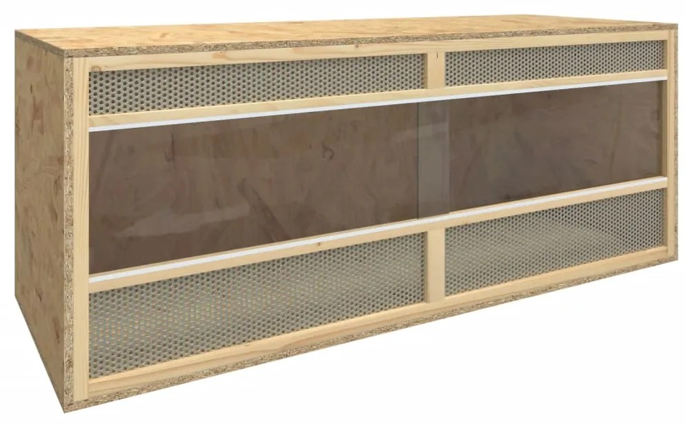 vidaXL Ενυδρείο Ερπετών 120 x 50 x 50 εκ. από Επεξεργασμένο Ξύλο