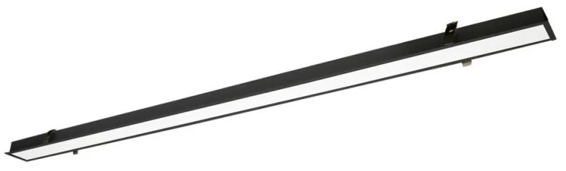 Γραμμικό Φωτιστικό Χωνευτό Viokef Station Ultra 3911-04338-3-B-D4 L3380 3000K Dimmable Μαύρο Ματ