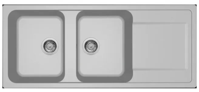 Νεροχύτης κουζίνας LIFE 500 Aluminium 79 ELLECI 116x50cm