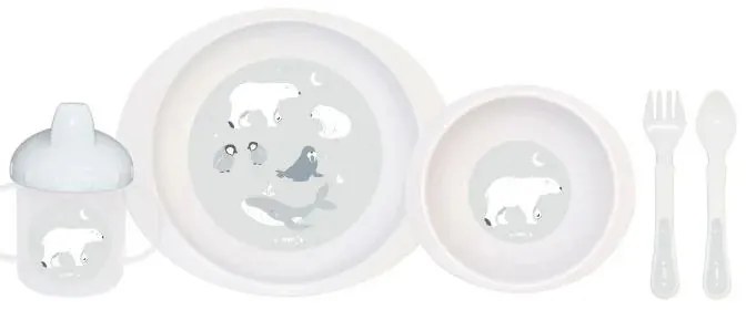 Παιδικό Σετ Φαγητού 5τμχ Saro Polar 52828