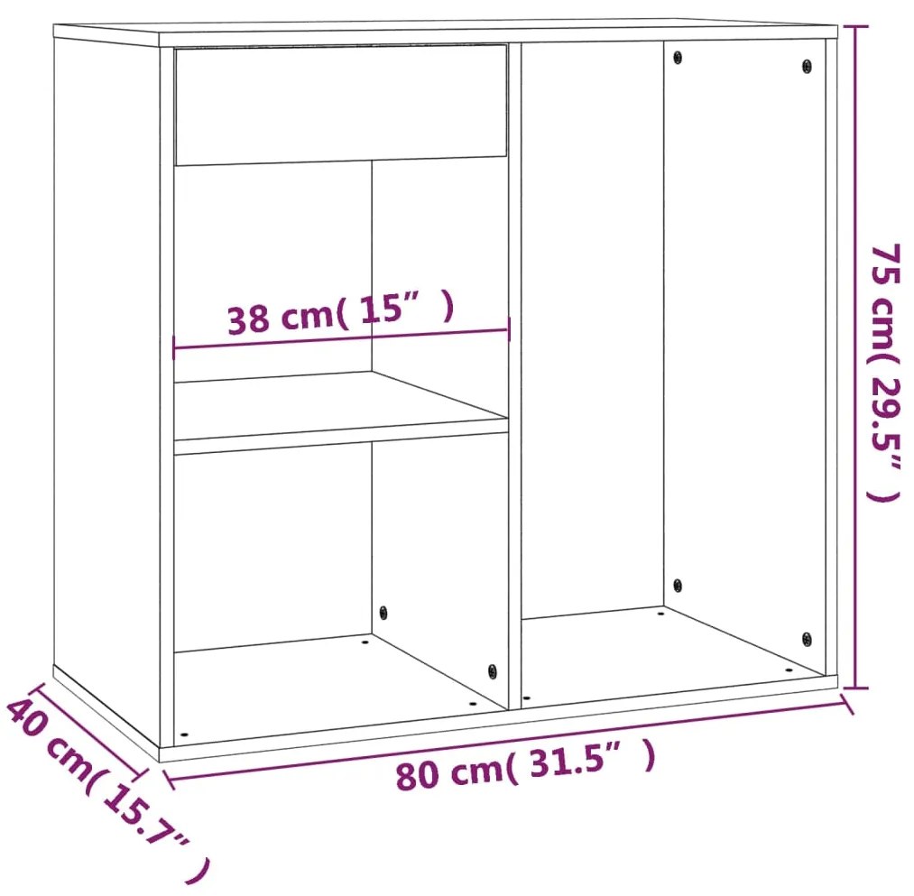 ΝΤΟΥΛΑΠΙ ΚΑΛΛΥΝΤΙΚΩΝ ΛΕΥΚΟ 80 X 40 X 75 ΕΚ. ΑΠΟ ΕΠΕΞ. ΞΥΛΟ 808837