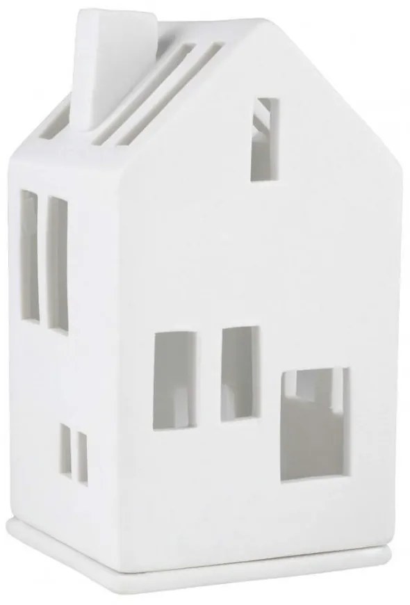 Κηροπήγιο Για Ρεσώ Residential RD0089803 6x6x11cm White Raeder Πορσελάνη
