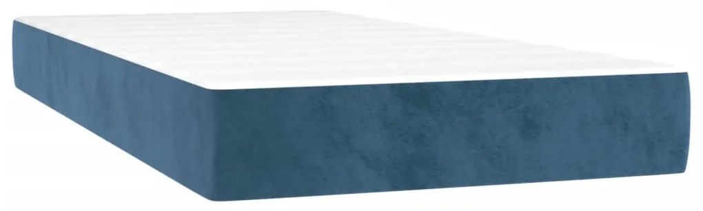 ΚΡΕΒΑΤΙ BOXSPRING ΜΕ ΣΤΡΩΜΑ &amp; LED ΣΚ. ΜΠΛΕ 200X200ΕΚ. ΒΕΛΟΥΔΙΝΟ 3139467