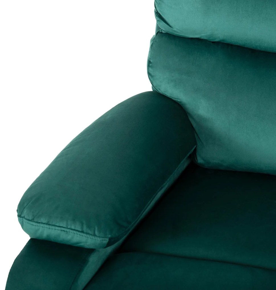 Πολυθρόνα YASUMU RELAX C9783.03 Βελούδο Κυπαρισσί 80x93x100Υεκ. 80x93x100 εκ.