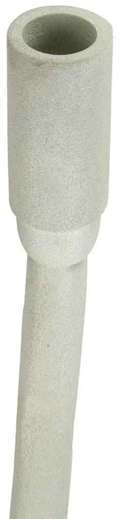 Κηροπήγιο ArteLibre Ιβουάρ Αλουμίνιο 14x13x52cm