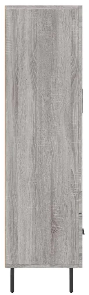 vidaXL Ντουλάπα Γκρι Sonoma 69,5 x 31 x 115 εκ. από Επεξεργασμένο Ξύλο