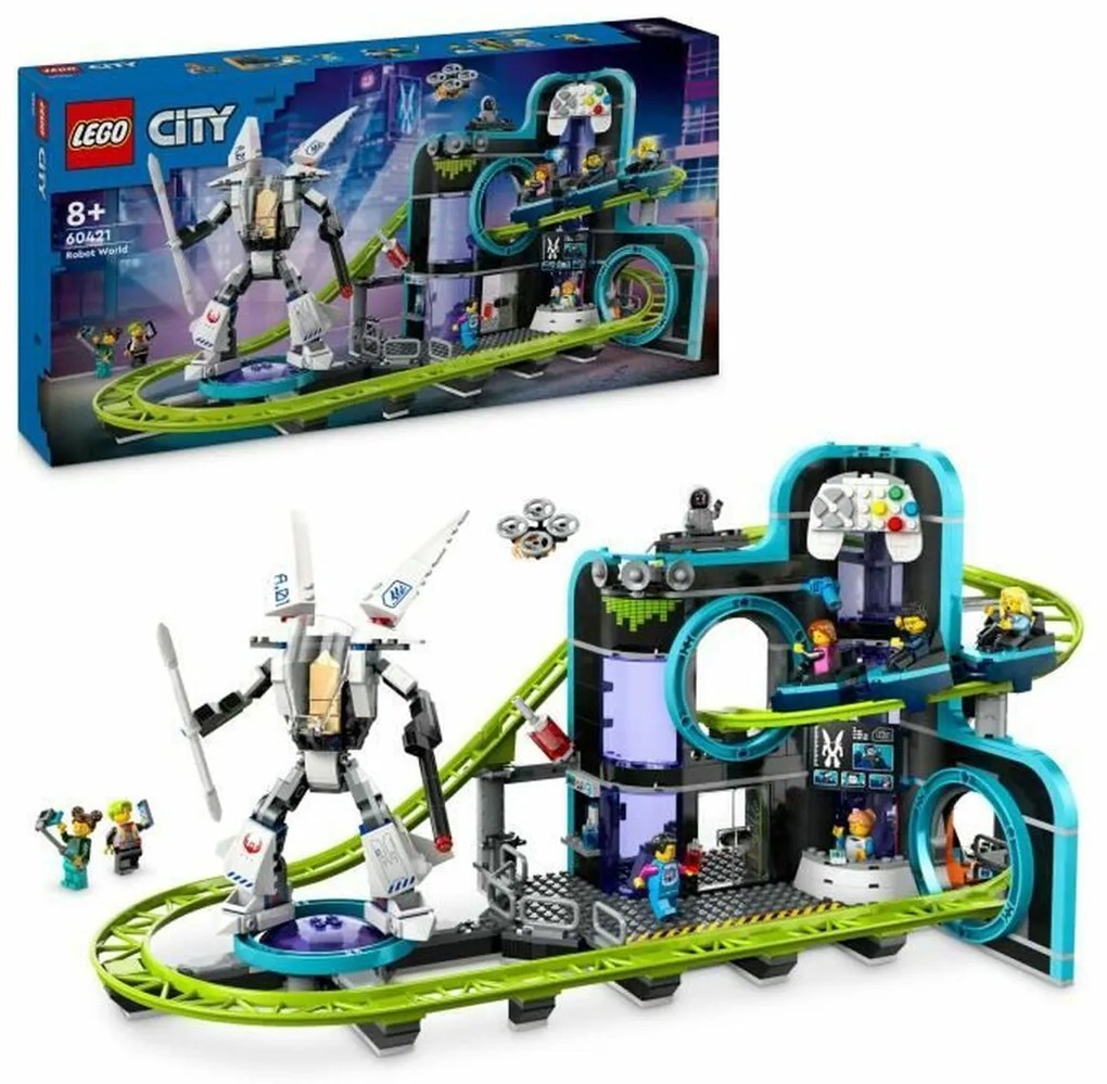 Παιχνίδι Kατασκευή Lego 60421 Robot World Amusement Park Πολύχρωμο