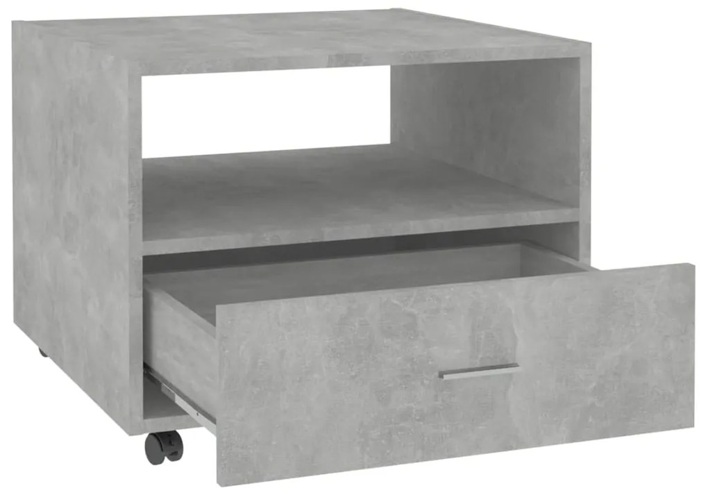 vidaXL Τραπεζάκι Σαλονιού Γκρι Σκυρ. 55x55x40 εκ. Επεξεργασμένο Ξύλο