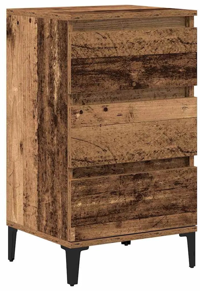 vidaXL Κομοδίνο Παλιό Ξύλο 40 x 35 x 70 εκ. Επεξεργασμένο ξύλο