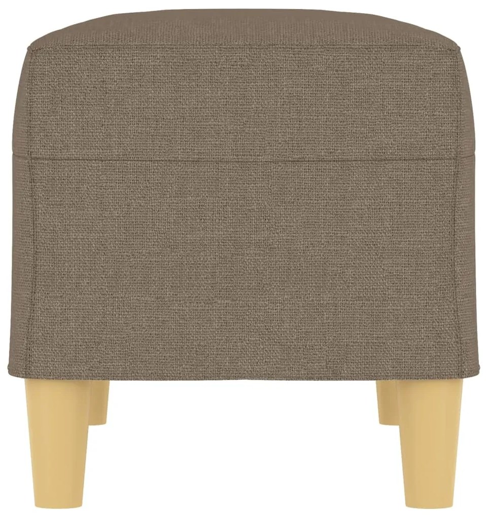 vidaXL Πάγκος Taupe 70 x 35 x 41 εκ. Υφασμάτινος