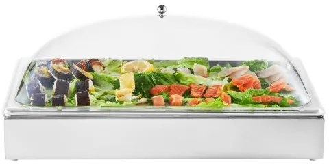 VEVOR Countertop Food Serving Display Container Condiment Dispenser with Lid