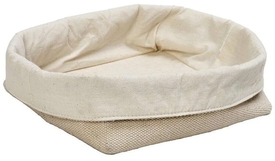 Καλάθι Ψωμιού AMN114 20x19x15cm Beige Espiel Βαμβάκι,Jute