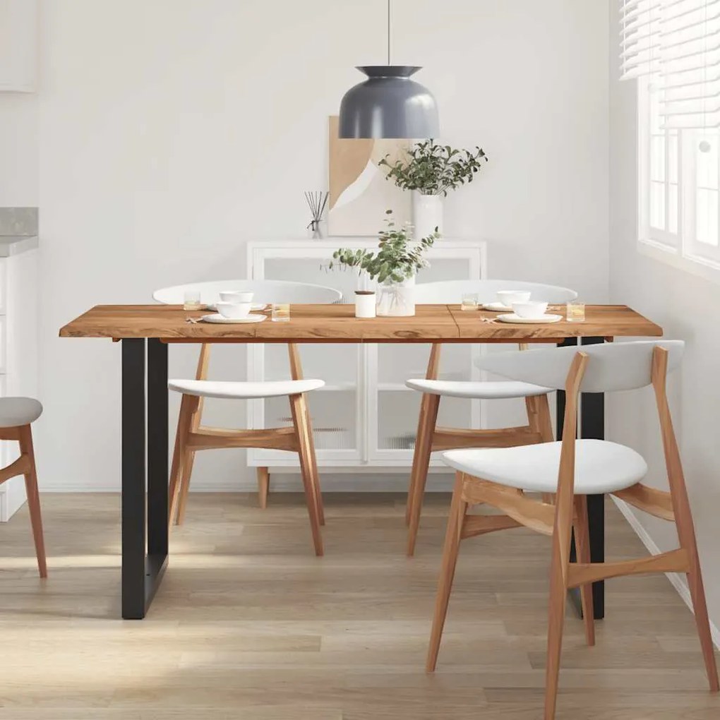 vidaXL Τραπεζαρία 154x80x76 εκ. από Μασίφ Ξύλο Ακακίας