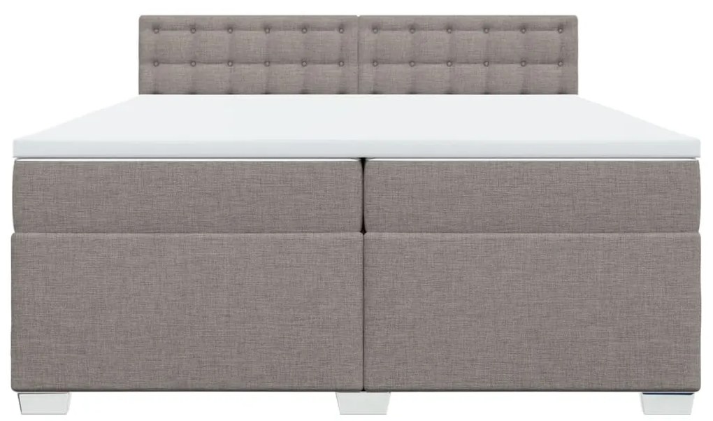 ΚΡΕΒΑΤΙ BOXSPRING ΜΕ ΣΤΡΩΜΑ TAUPE 200X200 ΕΚ. ΥΦΑΣΜΑΤΙΝΟ 3286013