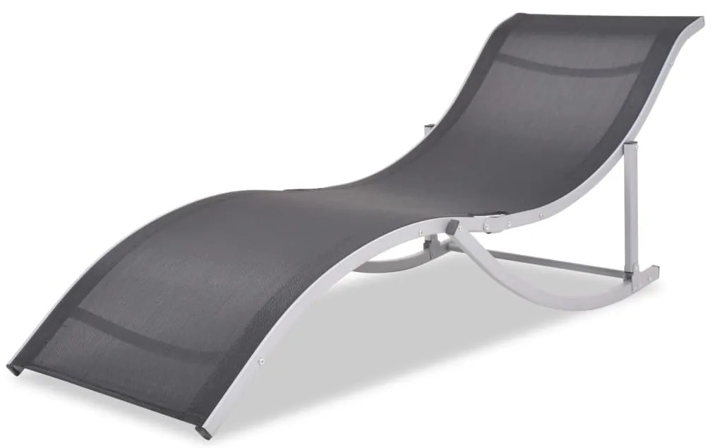 vidaXL Ξαπλώστρες Πτυσσόμενες 2 τεμ. από Αλουμίνιο / Textilene