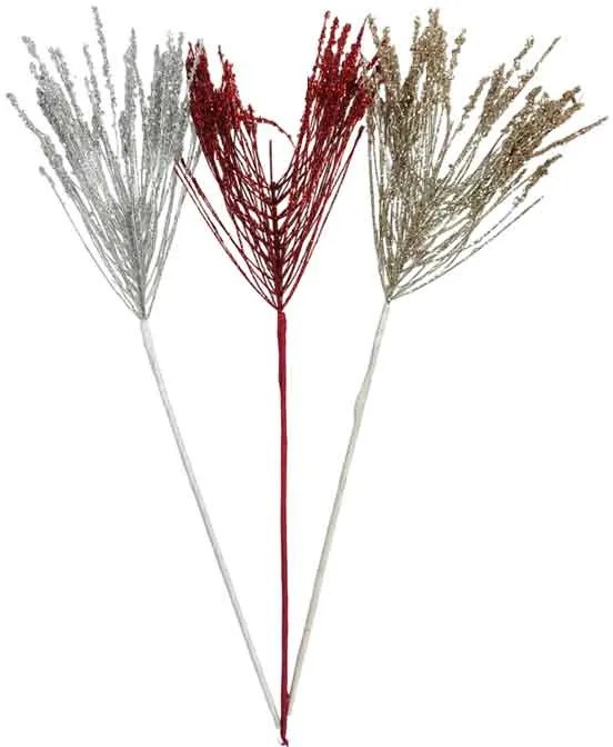 Χριστουγεννιάτικο Κλαδί με Γκλίτερ 54cm – Christmas Glitter Branch