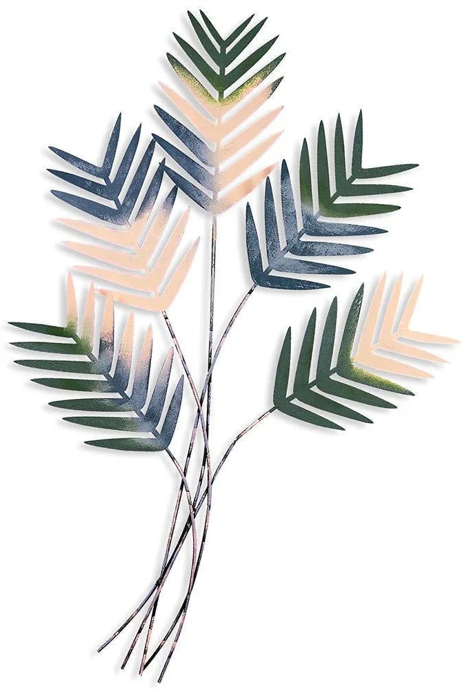 Διακοσμητικό Τοίχου Toona 930DYU1232 72x108cm Multi Wallity Μέταλλο