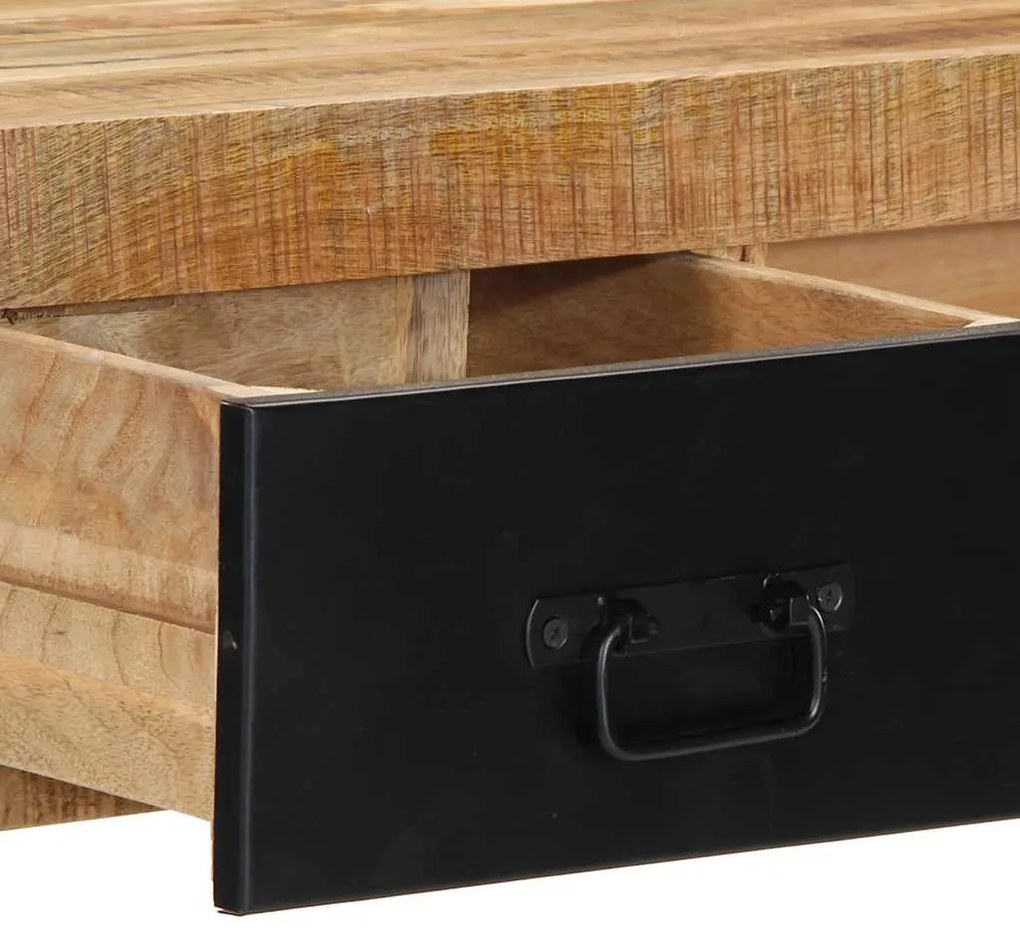 vidaXL Τραπέζι κονσόλας 100x35x75 cm Στερεό ακατέργαστο ξύλο Mango