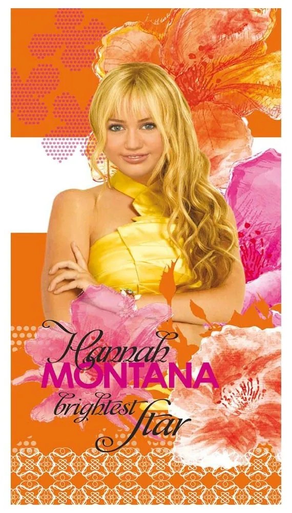 Πετσέτα Θαλάσσης Παιδική Disney Hannah MonTana Multi Palamaiki Beach 100% Βαμβάκι