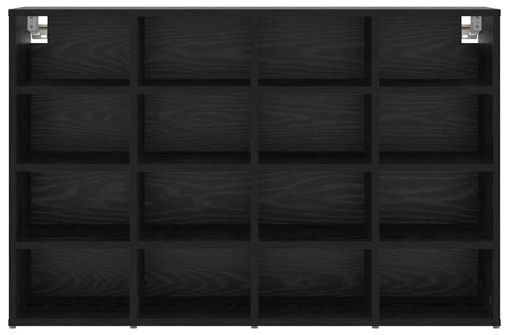 vidaXL Παπουτσοθήκη Μαύρη δρυς 103 x 30 x 67 εκ. Επεξεργασμένο ξύλο